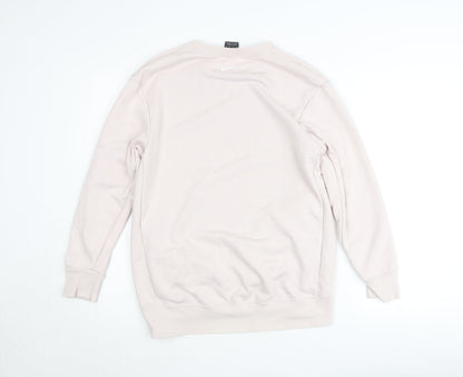 Womens UK Size XS Nike Beige Pullover Jumper