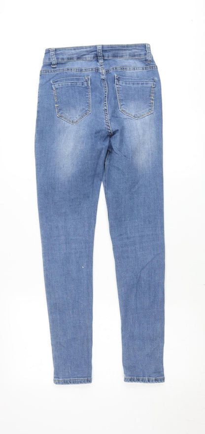 Ana & Lucy Women's Blue Skinny Slim Fit Stretch Jeans Size S
