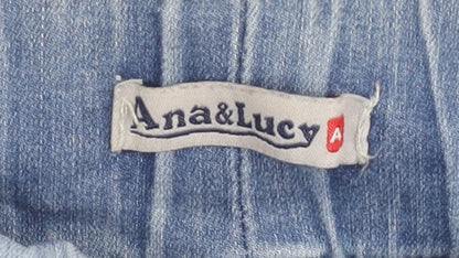 Ana&Lucy Women's Blue Skinny Stretch Denim Jeans M