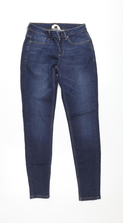 FREEQUENT Womens Blue Skinny Slim Fit Stretch Denim Jeans Size 10