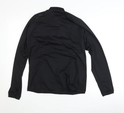 O'Neills Men's Black Slim Fit 1/4 Zip Sports Sweatshirt Size L