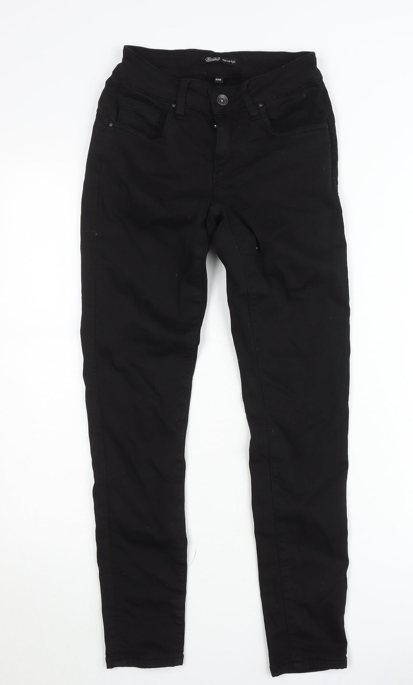 Toxik 3 Women's Black Skinny Jeans S Slim Fit Stretch Denim