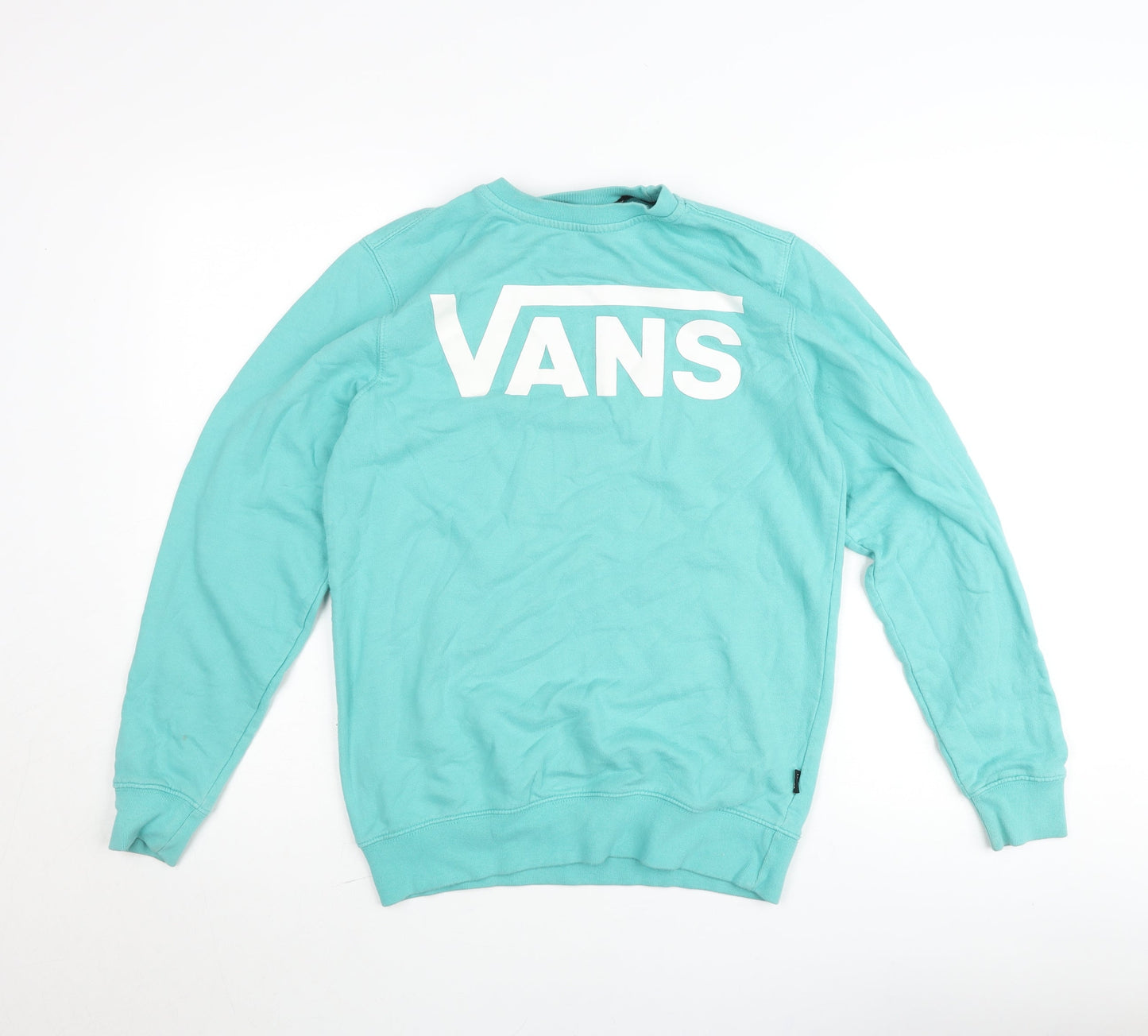 Vans Women's Blue XS Crew Neck Pullover Jumper