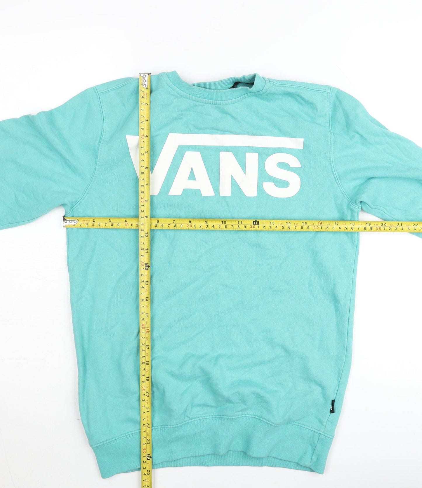 Vans Women's Blue XS Crew Neck Pullover Jumper