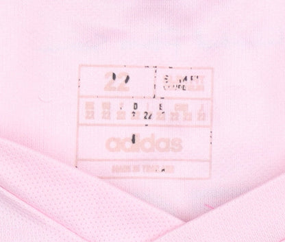 Adidas Boys Pink Inter Miami CF Messi 10 Football Jersey T-Shirt Size 6 Years