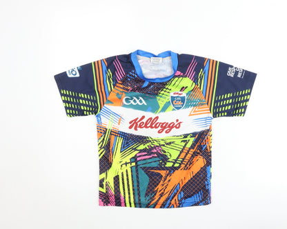Azzurri Boys Multicoloured Kellogg’s GAA Cool Camps Short Sleeve Sports T-Shirt Size 1A