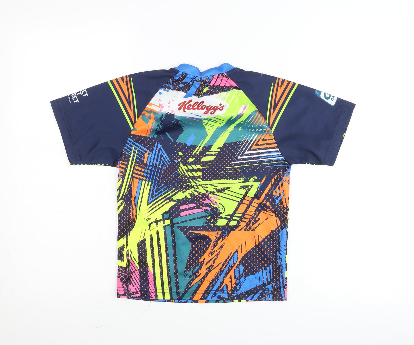 Azzurri Boys Multicoloured Kellogg’s GAA Cool Camps Short Sleeve Sports T-Shirt Size 1A