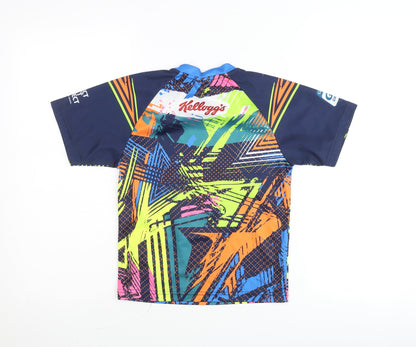 Azzurri Boys Multicoloured Kellogg’s GAA Cool Camps Short Sleeve Sports T-Shirt Size 1A