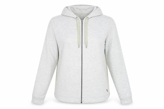 Cecil Womens Grey Hooded Full Zip Lightweight Jacket Size S