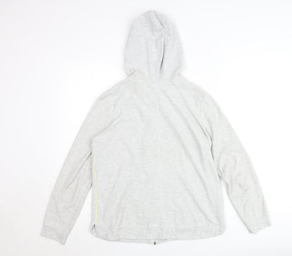 Cecil Womens Grey Hooded Full Zip Lightweight Jacket Size S