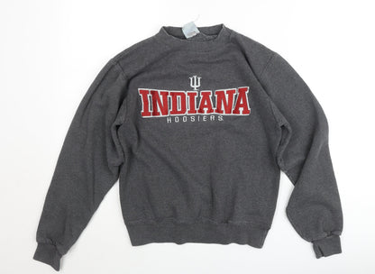 Champion Eco Fleece Indiana Hoosiers Grey Pullover Sweatshirt XS Women