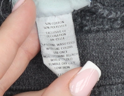 Champion Eco Fleece Indiana Hoosiers Grey Pullover Sweatshirt XS Women