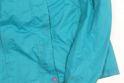 Target Dry Women's Blue XS Hooded Waterproof Rain Coat