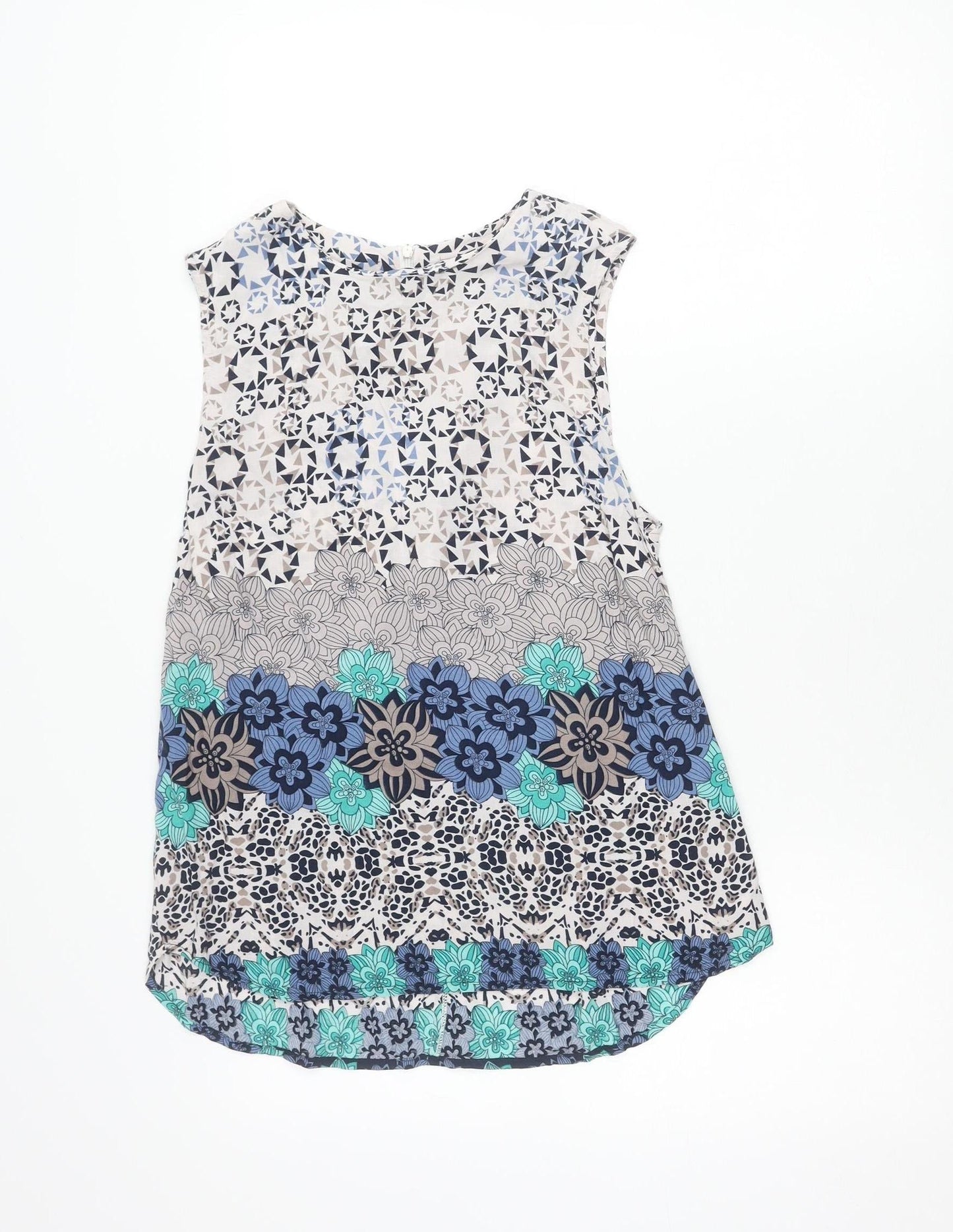 Vero Moda Women's Multicoloured Sleeveless Tunic Blouse Size M
