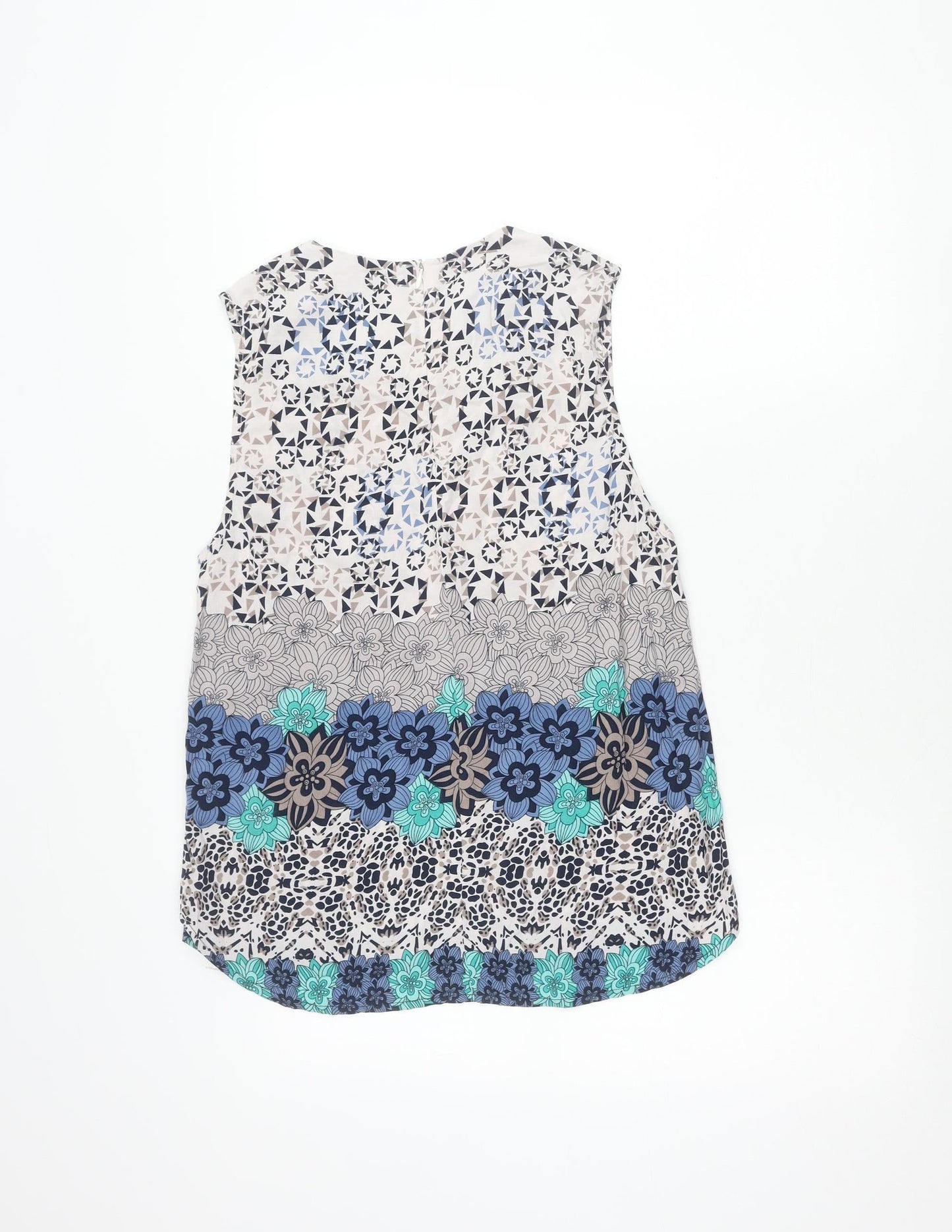 Vero Moda Women's Multicoloured Sleeveless Tunic Blouse Size M