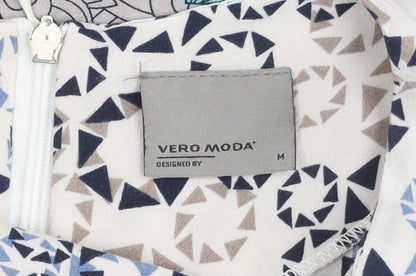 Vero Moda Women's Multicoloured Sleeveless Tunic Blouse Size M