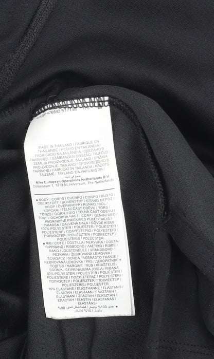 Nike Dri-FIT Women's Black Medium Running 1/2 Zip Track Jacket