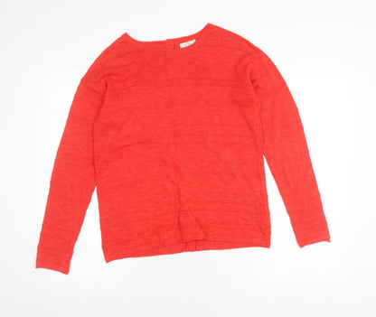 Womens UK Size 6 Fat Face Red Cardigan Jumper