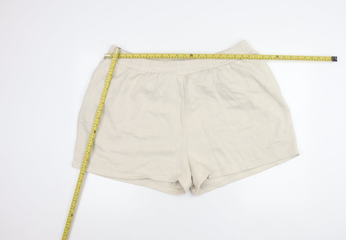 PrettyLittleThing Women’s Beige Plus Size 2XL Sweat Shorts