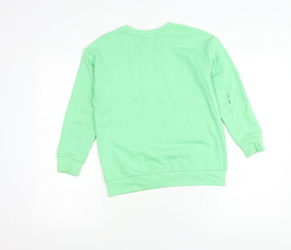 Dunnes Stores Girls Green Squishmallows Bee Lucky Pullover Sweatshirt 9-10 Years