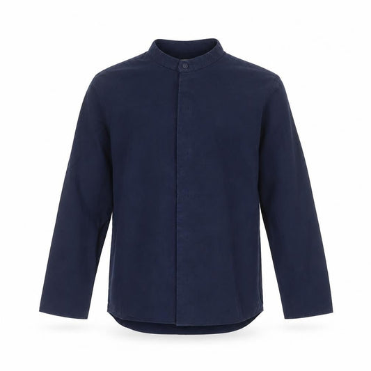 COS Boys Blue 7-8 Years Cotton Long Sleeve Button-Up Shirt