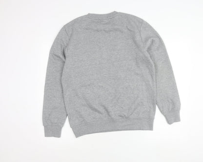 Primark Mens Grey Ireland Logo Sweatshirt Medium Crew Neck Fleece
