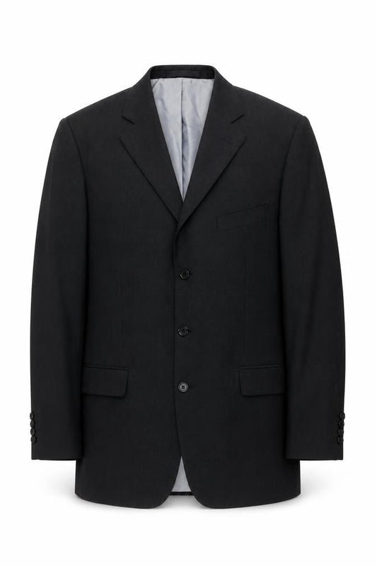Marks and Spencer Men’s Charcoal Grey Wool Blend 44 M Regular Fit 3 Button Blazer