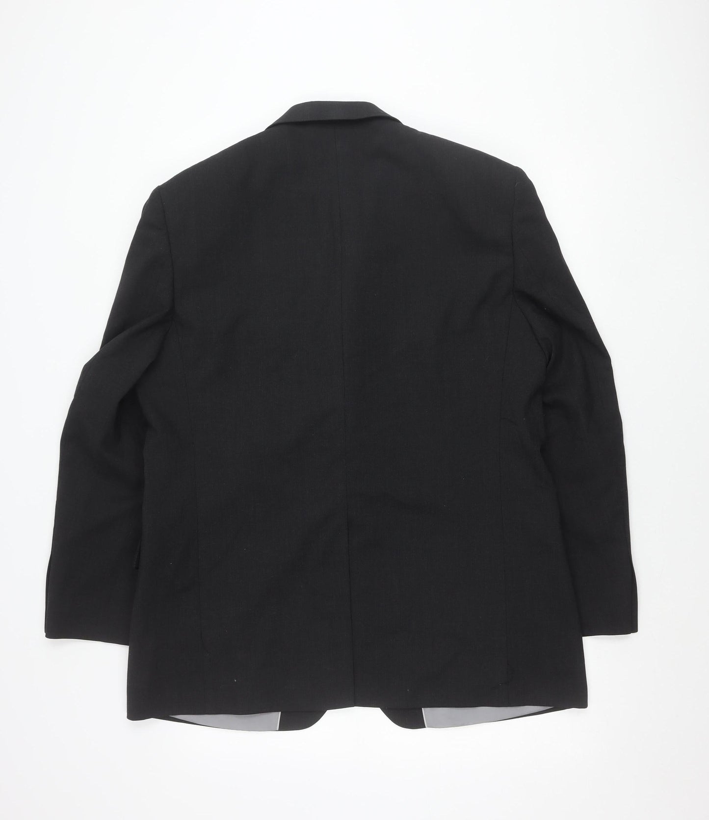 Marks and Spencer Men’s Charcoal Grey Wool Blend 44 M Regular Fit 3 Button Blazer