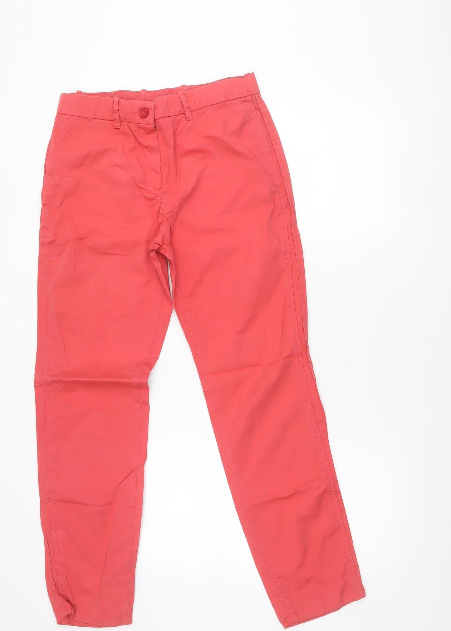 Womens UK Size 8 Lacoste Regular Fit Chino Pink Trousers