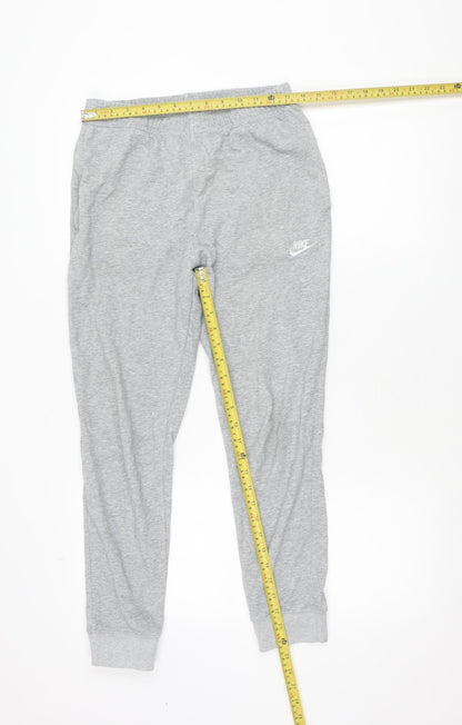 Nike Men's Grey Jogger Sweatpants Small Regular Fit with Pockets
