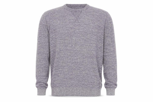 Dunnes Men’s Purple V-Neck Cotton Knit Pullover Jumper Size M