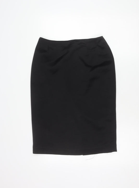 Michel Ambers Women’s Black Size 12 Pencil Skirt Workwear Formal