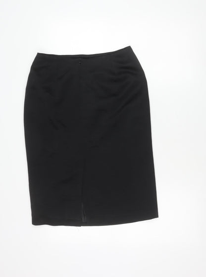 Michel Ambers Women’s Black Size 12 Pencil Skirt Workwear Formal