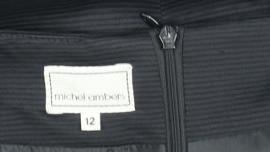 Michel Ambers Women’s Black Size 12 Pencil Skirt Workwear Formal
