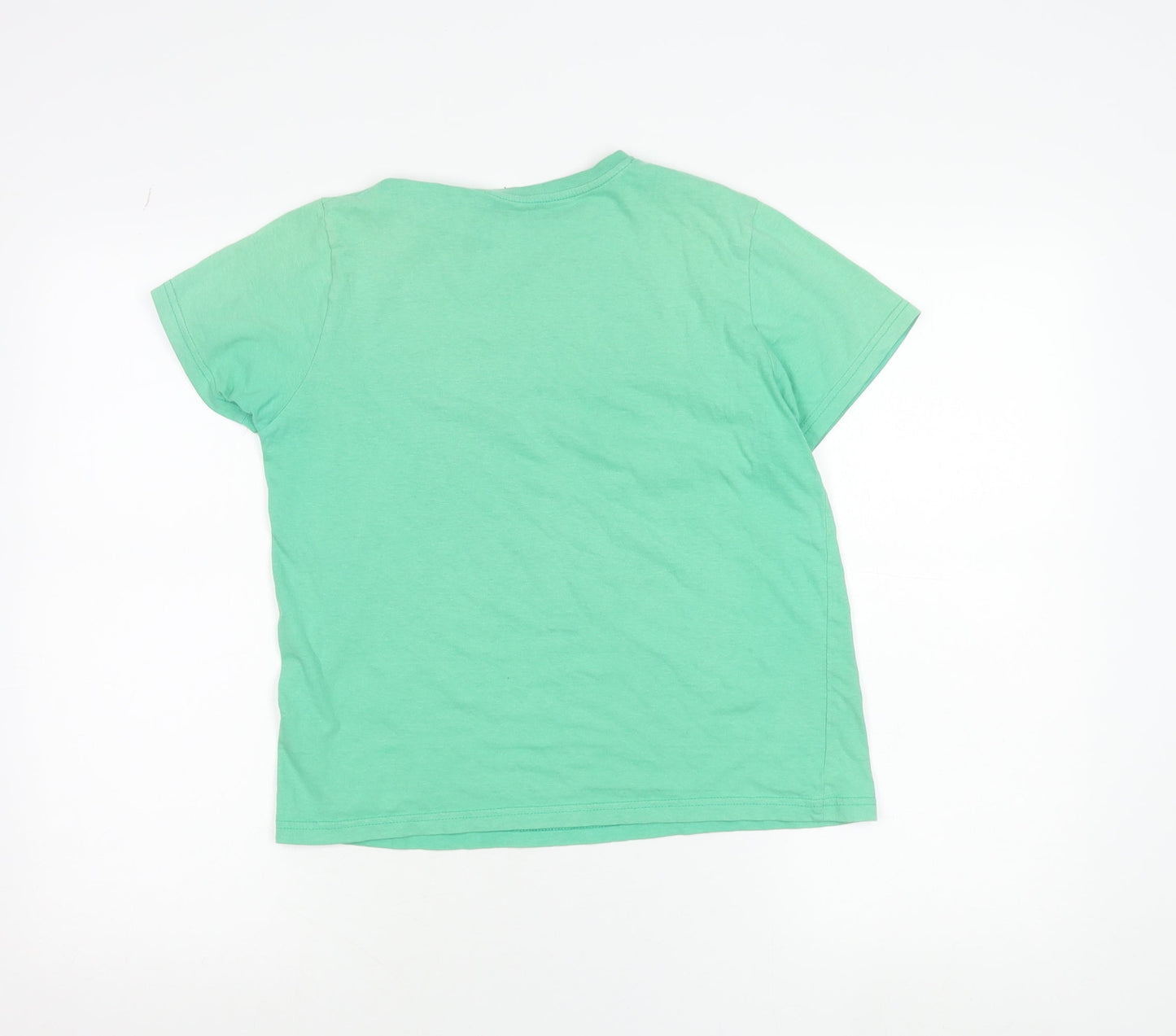 Minecraft Boys Green Creeper Graphic T-Shirt 10-11 Years 100% Cotton