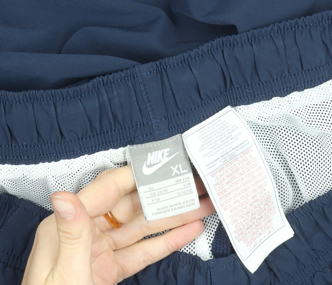 Nike Women's Navy XL Jogger Activewear Trousers Quick Dry Breathable