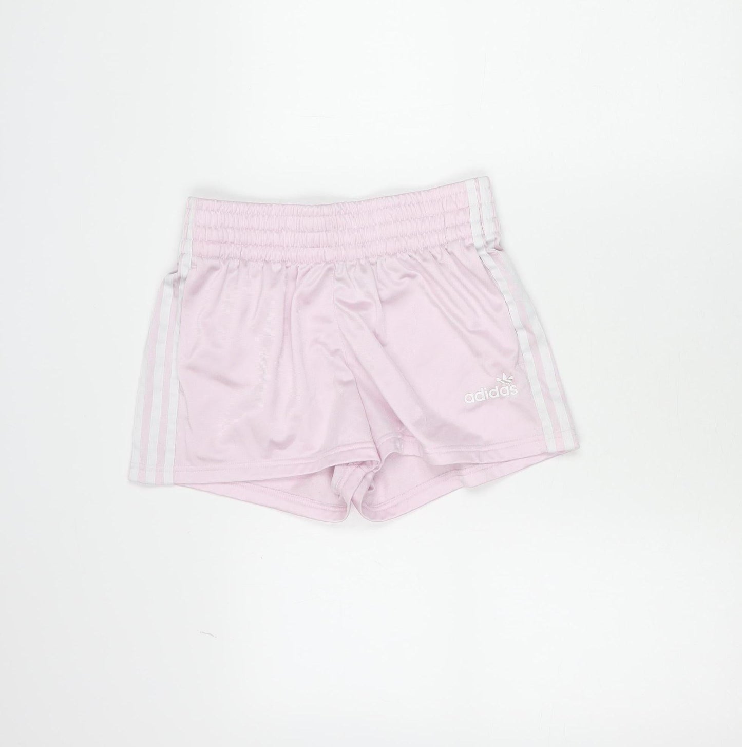 Adidas Womens Pink Biker Activewear Shorts Size 10 Elastic Waist