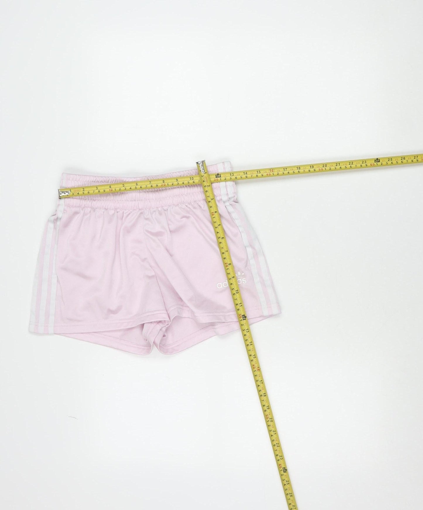 Adidas Womens Pink Biker Activewear Shorts Size 10 Elastic Waist