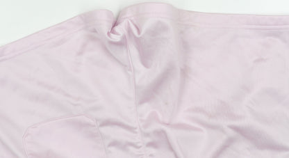 Adidas Womens Pink Biker Activewear Shorts Size 10 Elastic Waist