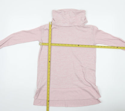 GAP Women’s Pink Cowl Neck Long Sleeve Pullover Jumper XS