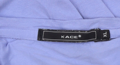 KACE Men's Purple XL Graphic Print Quote Crew Neck T-Shirt