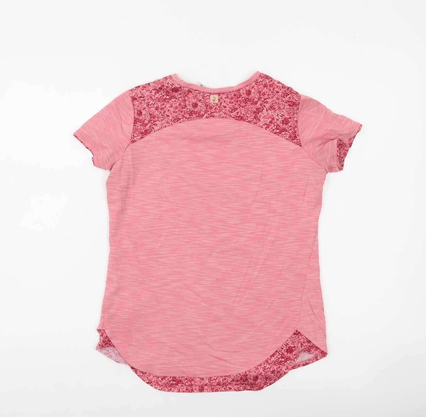 Decathlon Girls Pink Short Sleeve Lightweight Active T-Shirt 14-15 Years
