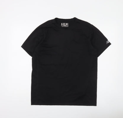 New Balance Men's Black Active T-Shirt L Lightweight Running Top