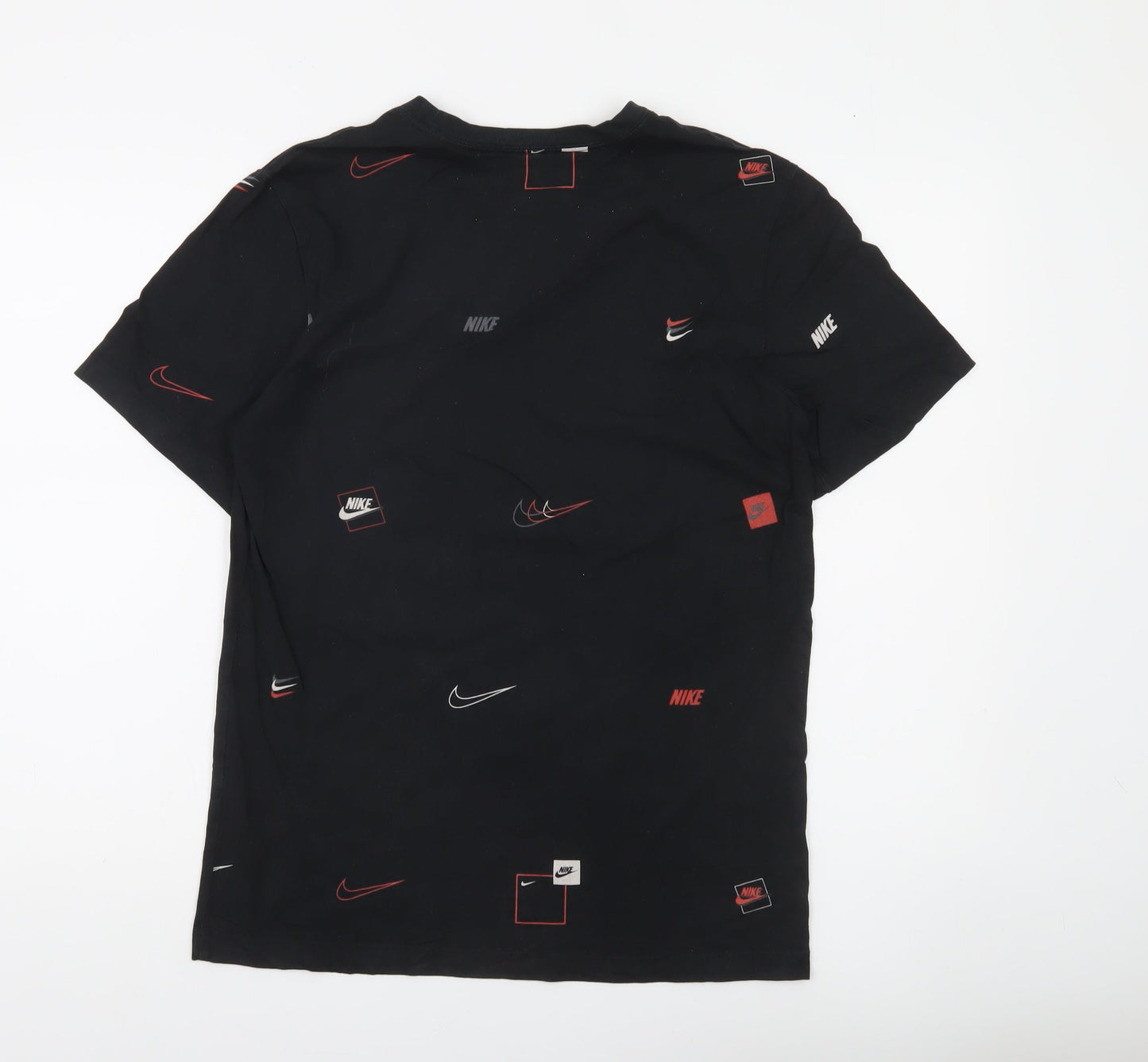 Nike Men's Black Small Graphic Logo Sports T-Shirt