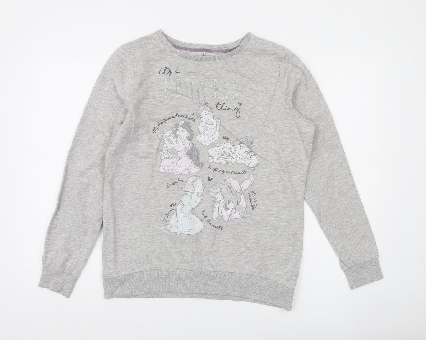 Disney at George Grey Princess Sweatshirt Women UK 12-14 Cotton Blend