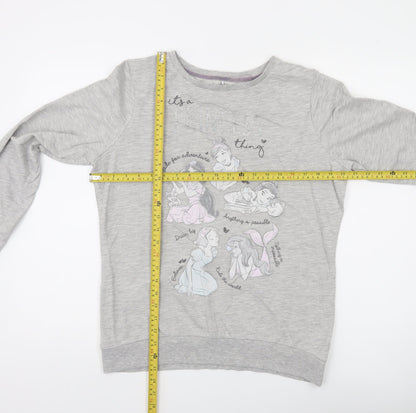 Disney at George Grey Princess Sweatshirt Women UK 12-14 Cotton Blend