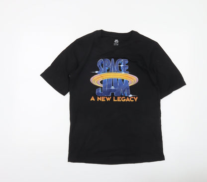 Space Jam Boys Black XL T-Shirt A New Legacy Graphic Tee
