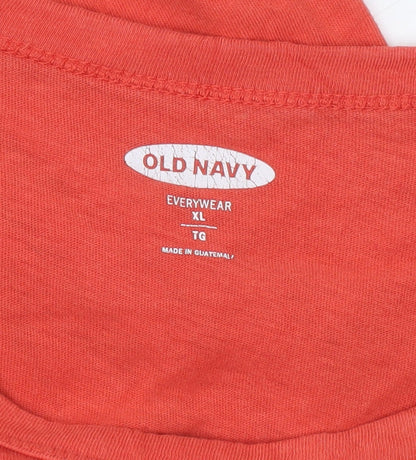 Old Navy Women's Red Cali Graphic T-Shirt Size XL Short Sleeve
