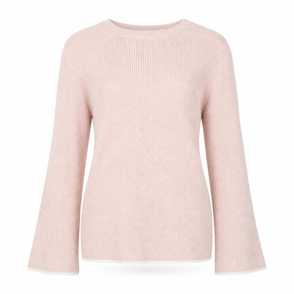 Whistles Women Pink Crew Neck Long Sleeve Pullover Jumper Size 10