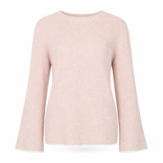 Whistles Women Pink Crew Neck Long Sleeve Pullover Jumper Size 10